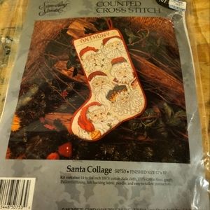 Counted Cross Stitch Stocking